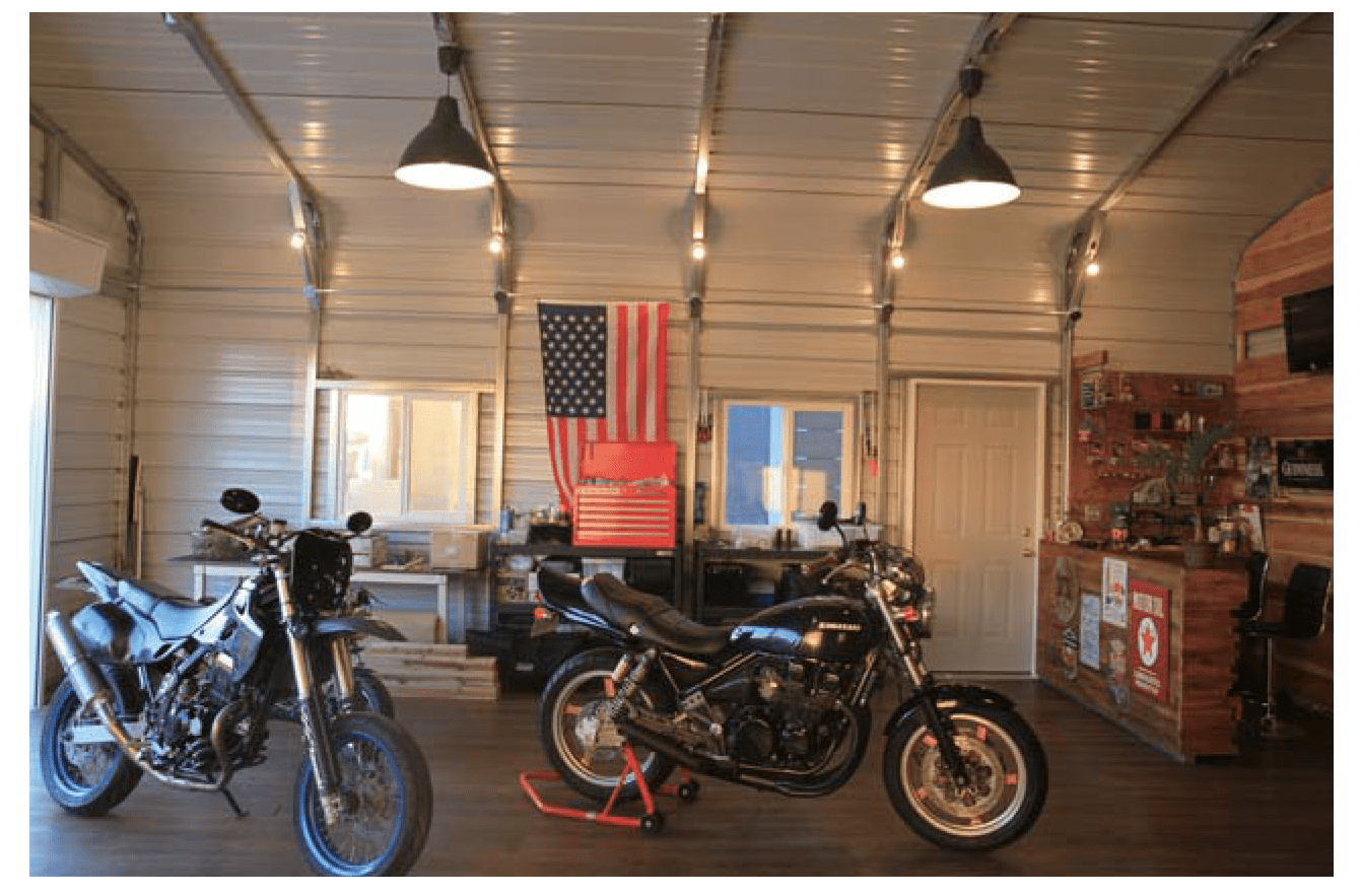 bike in garage